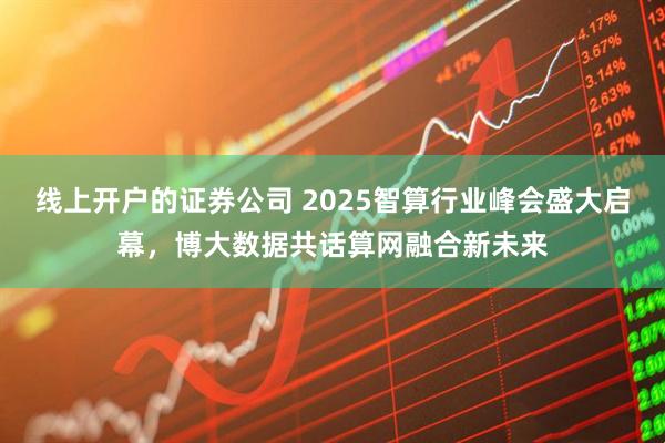 线上开户的证券公司 2025智算行业峰会盛大启幕，博大数据共话算网融合新未来